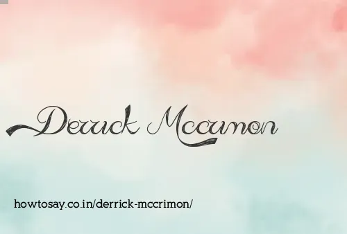 Derrick Mccrimon