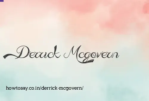 Derrick Mcgovern