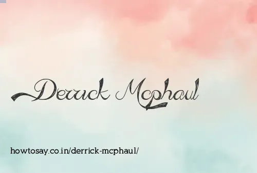 Derrick Mcphaul
