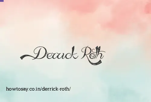 Derrick Roth