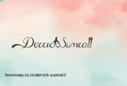 Derrick Sumrall