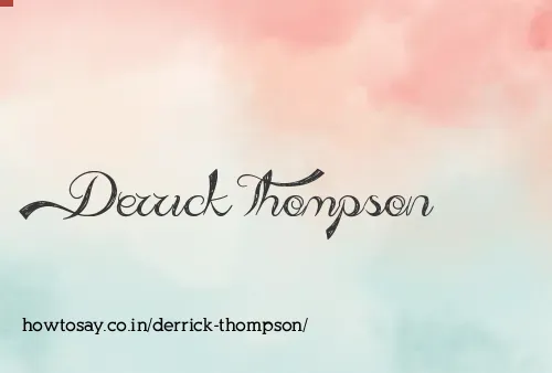 Derrick Thompson