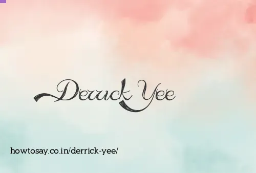Derrick Yee