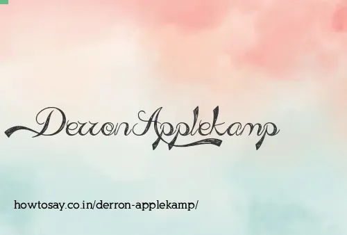 Derron Applekamp