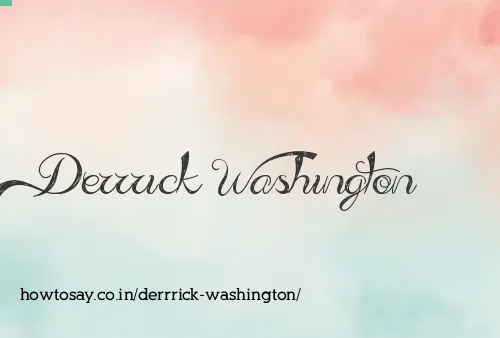 Derrrick Washington