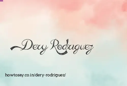 Dery Rodriguez