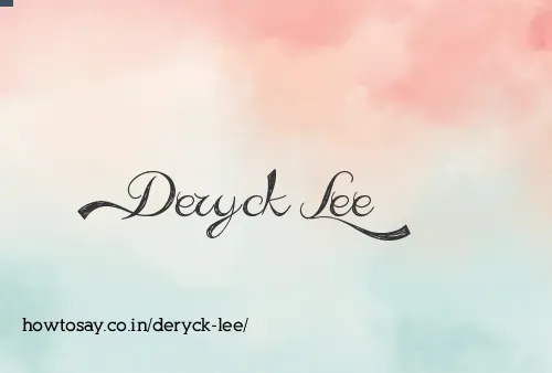 Deryck Lee