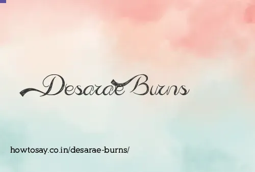 Desarae Burns