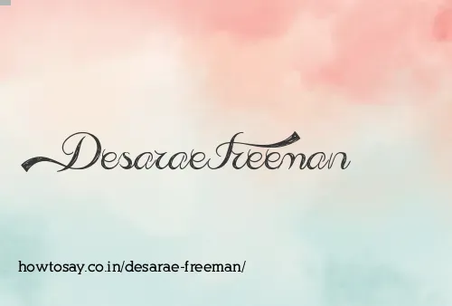 Desarae Freeman