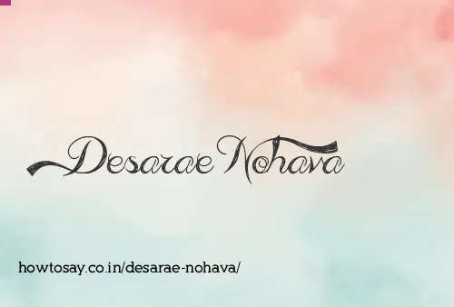 Desarae Nohava