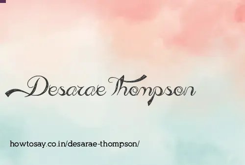 Desarae Thompson