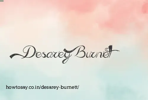 Desarey Burnett