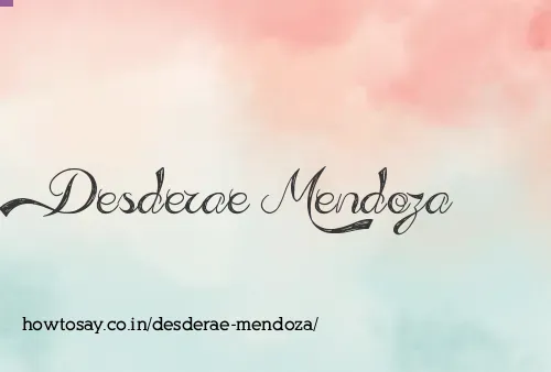 Desderae Mendoza