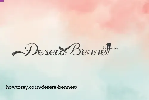 Desera Bennett
