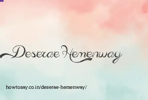 Deserae Hemenway