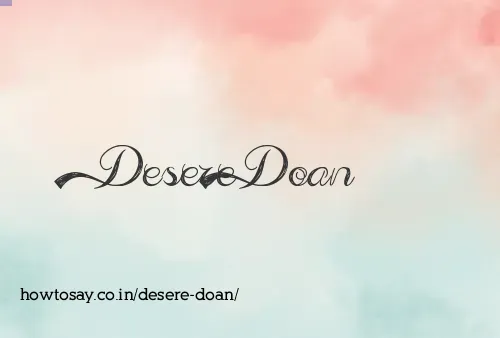 Desere Doan