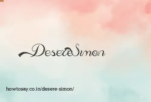 Desere Simon