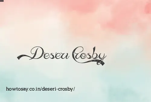 Deseri Crosby