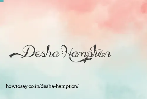Desha Hamption