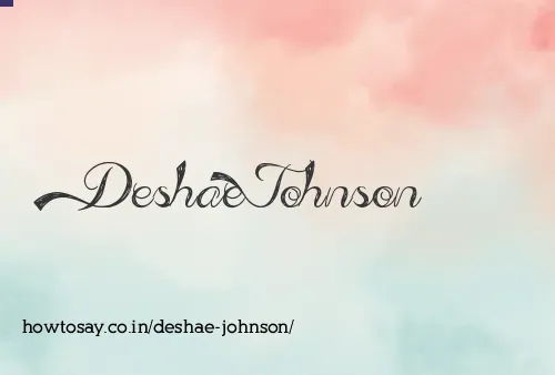 Deshae Johnson