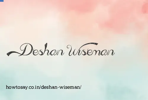 Deshan Wiseman