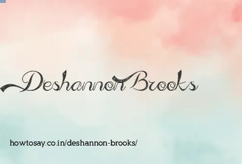 Deshannon Brooks