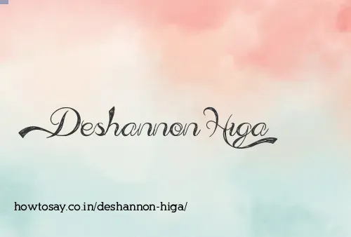 Deshannon Higa