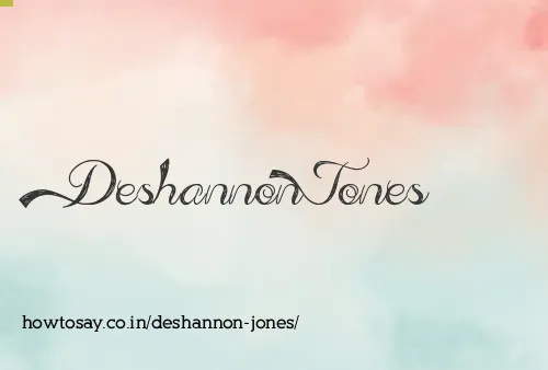 Deshannon Jones