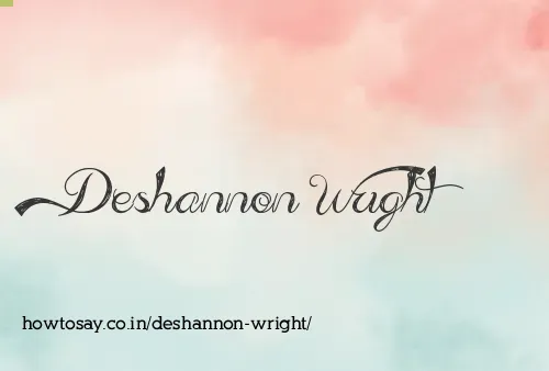 Deshannon Wright