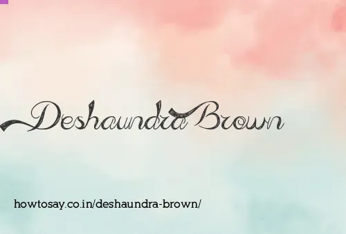 Deshaundra Brown