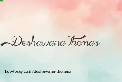 Deshawana Thomas