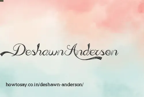 Deshawn Anderson