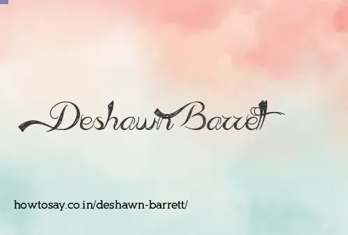 Deshawn Barrett