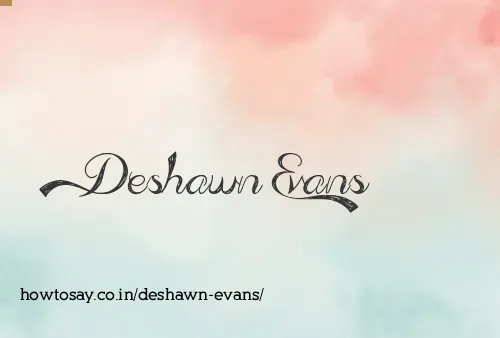Deshawn Evans