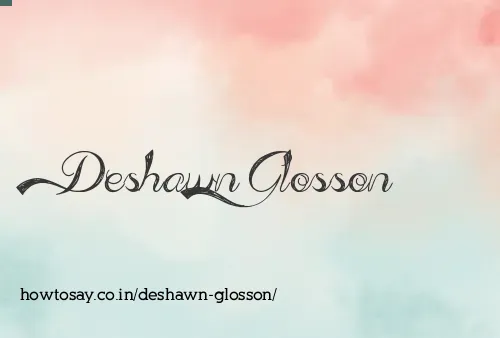 Deshawn Glosson