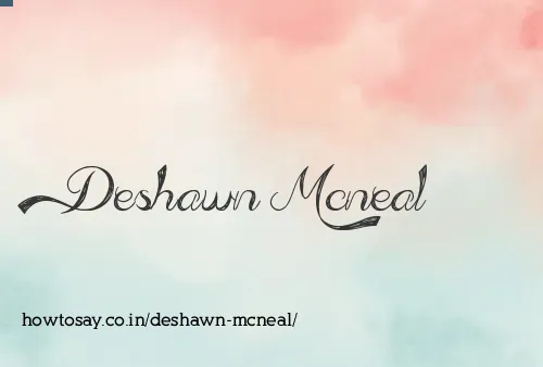 Deshawn Mcneal
