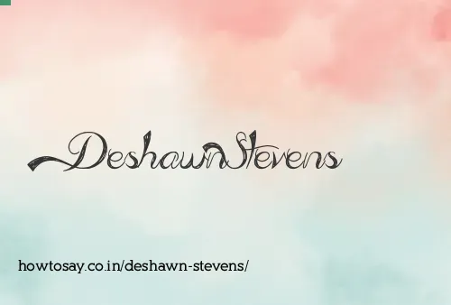 Deshawn Stevens