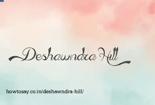 Deshawndra Hill