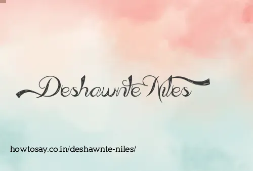 Deshawnte Niles