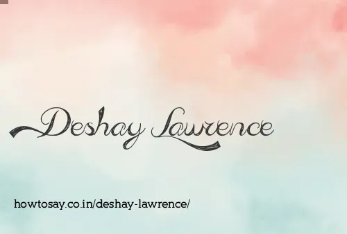 Deshay Lawrence