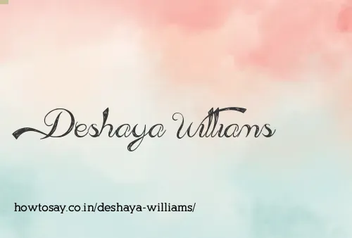 Deshaya Williams
