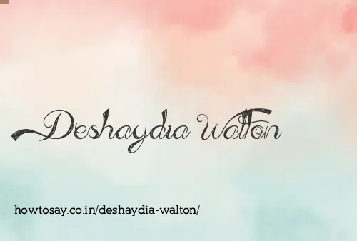 Deshaydia Walton