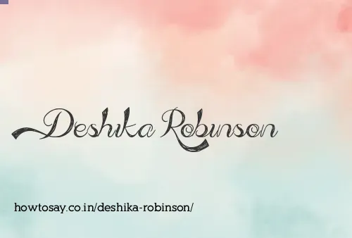 Deshika Robinson