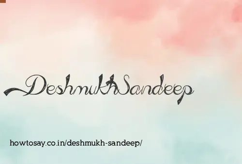 Deshmukh Sandeep