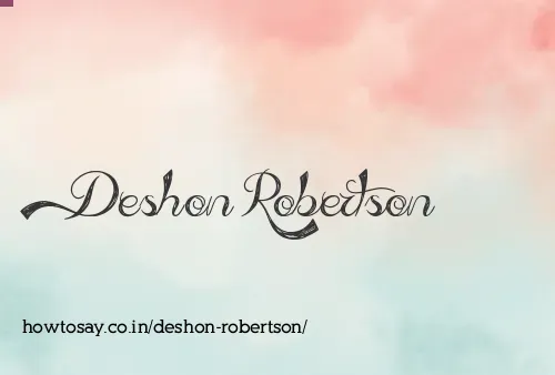 Deshon Robertson