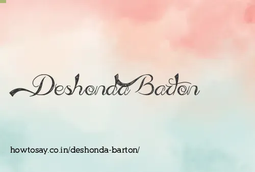 Deshonda Barton