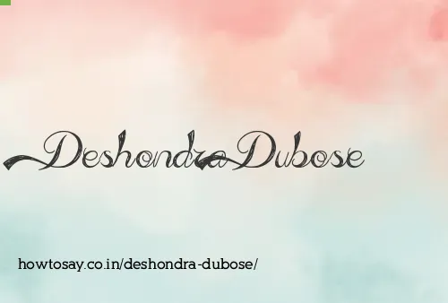 Deshondra Dubose