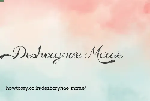 Deshorynae Mcrae