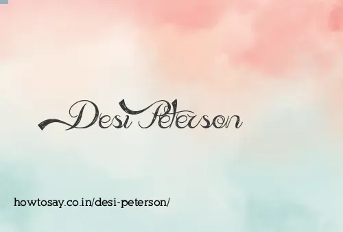 Desi Peterson