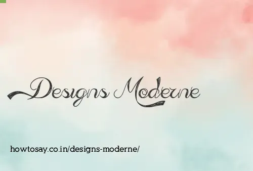 Designs Moderne